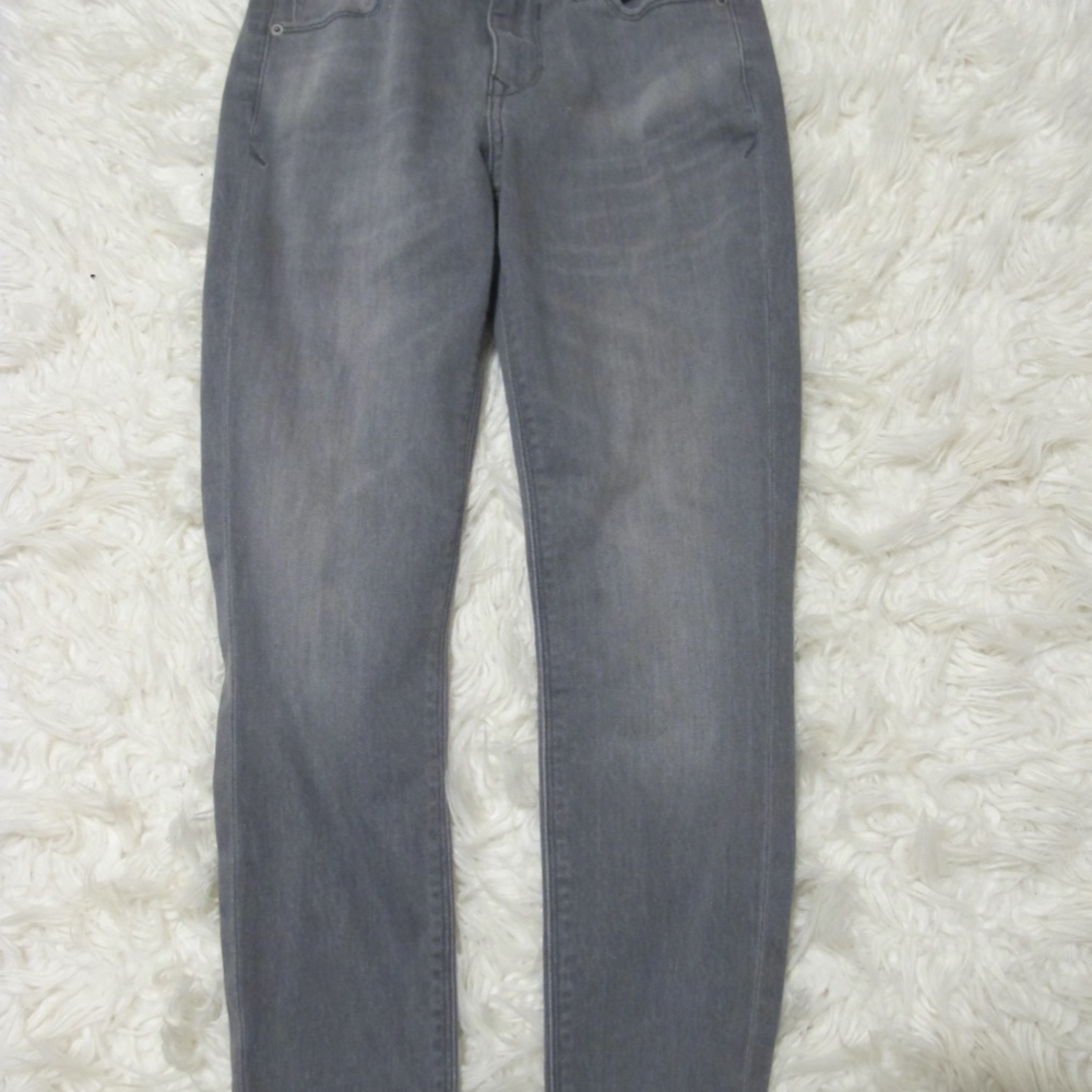 Express Women's Grey Jean Legging Size 2R EUC - Picture 4 of 4